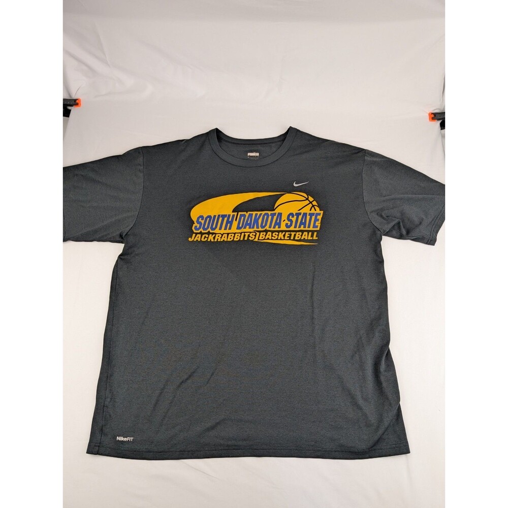 Men's XL Nike South Dakota State Jackrabbits Short Sleeve Shirt SDSU Black Bb